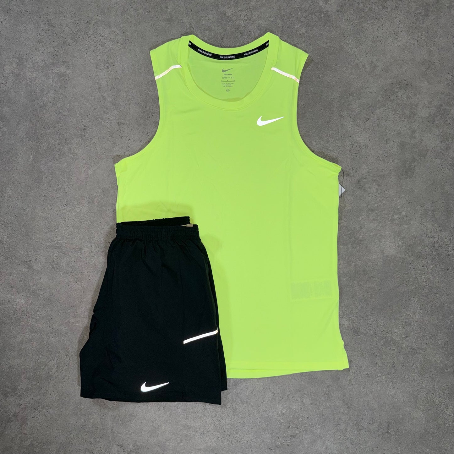 NIKE VEST SET (VOLT/BLACK)