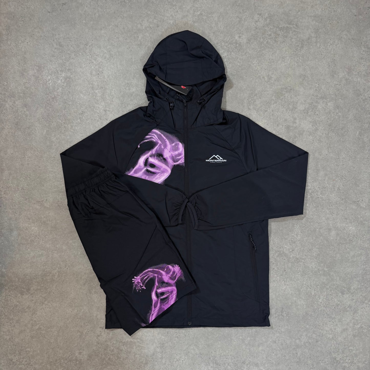 MONTERRAIN ELEVATE JACKET SET (PURPLE/BLACK)