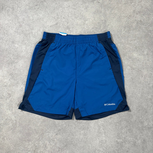 COLUMBIA THREE PITCH SHORT’S (BLUE)