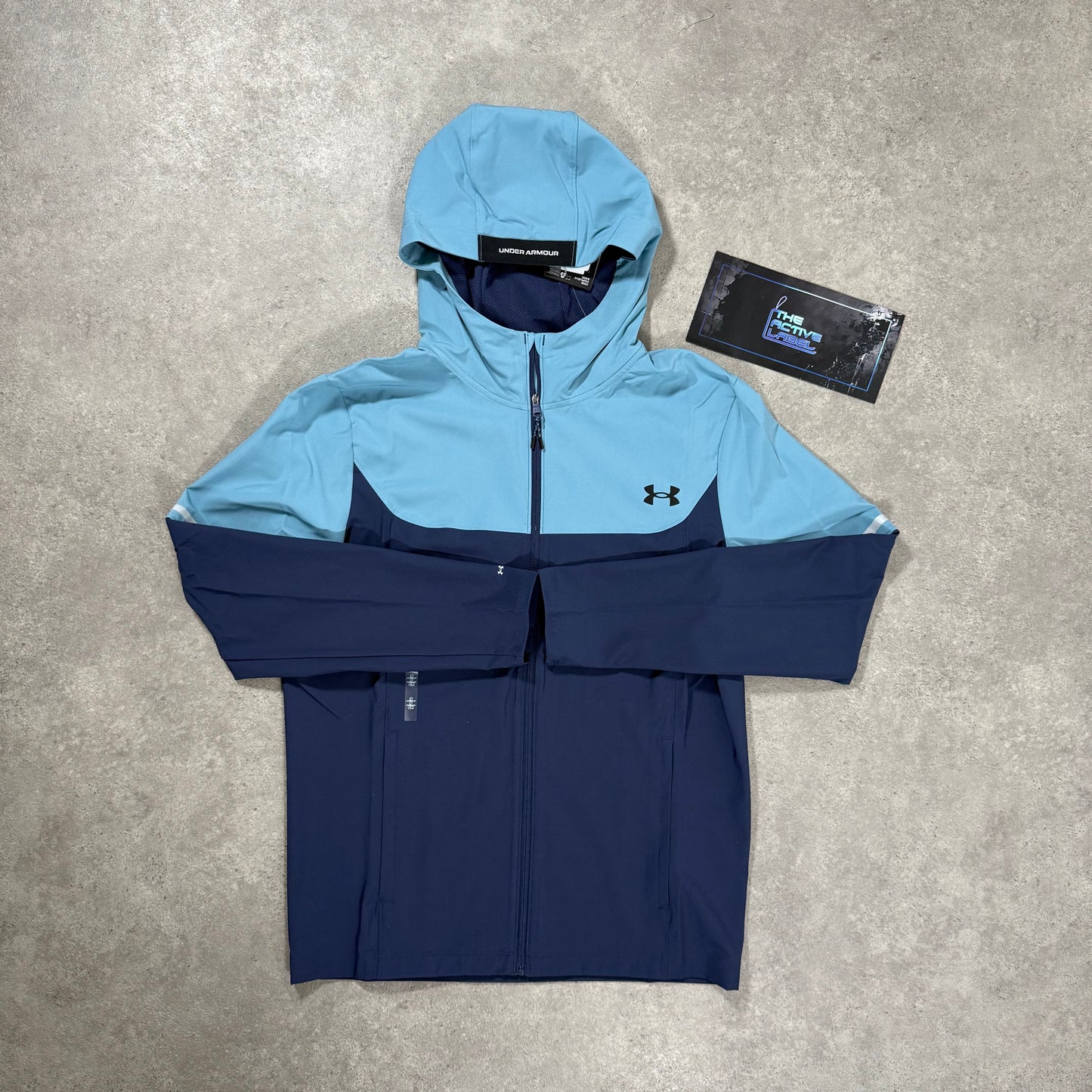 UNDER ARMOUR TECH UTILITY WOVEN JACKET (BLUE/NAVY)