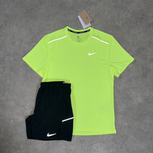 NIKE MILER 4.0 SET (VOLT/BLACK)