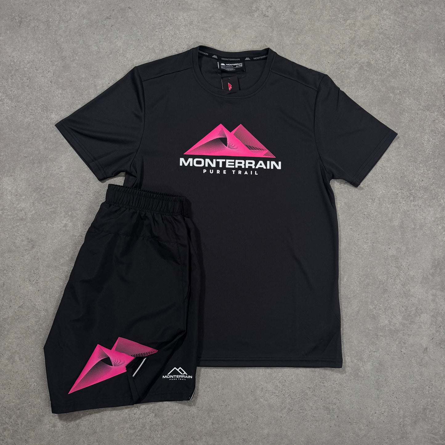MONTERRAIN PURE TRAIL SET (BLACK / PINK)