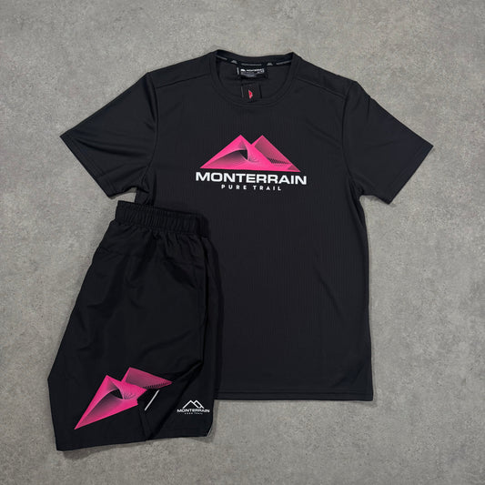 MONTERRAIN PURE TRAIL SET (BLACK / PINK)