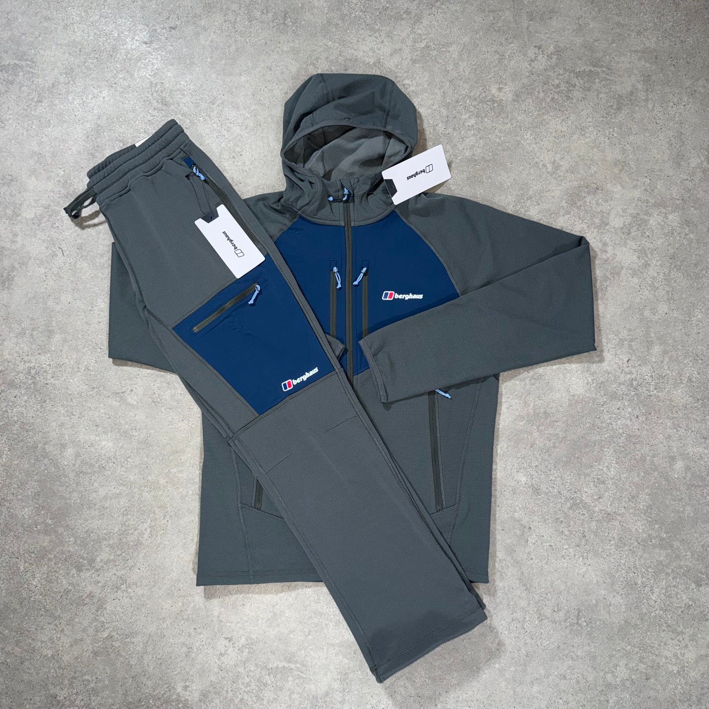 BERGHAUS PAVEY PLUS TRACKSUIT (GREY/BLUE)