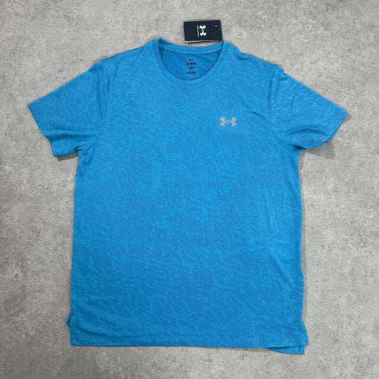 UNDER ARMOUR LAUNCH CAMO T-SHIRT (BLUE)