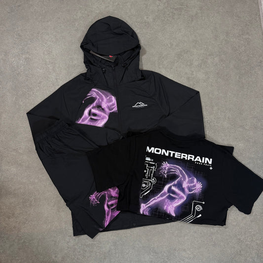 MONTERRAIN ELEVATE TRI-SET (PURPLE/BLACK)