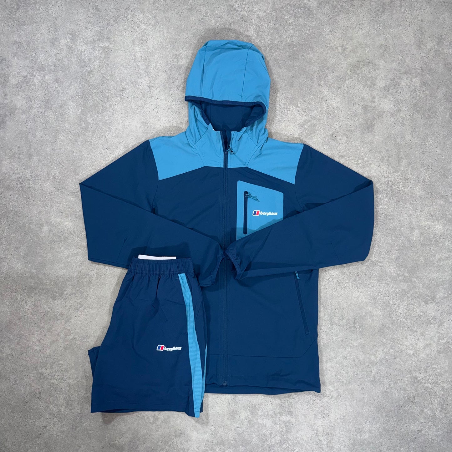 BERGHAUS INTERVALE JACKET SET (BLUE)