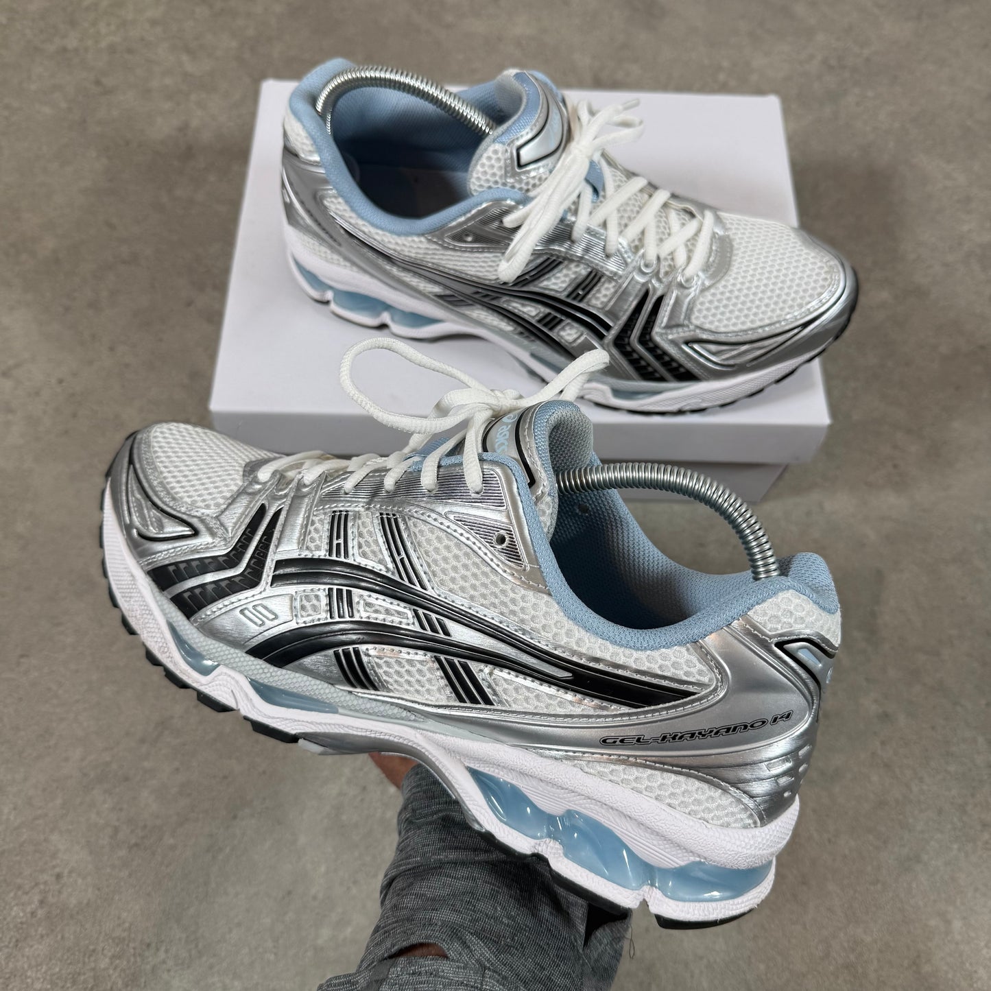 ASICS X JJJJound GEL-KAYANO 14 (WHITE/GREY/BLUE)