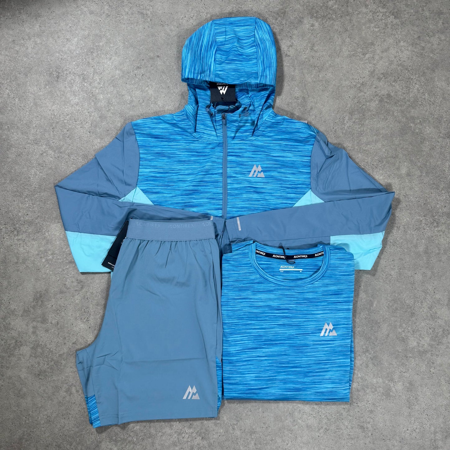 MONTIREX TRAIL TRI-SET (NEON BLUE)