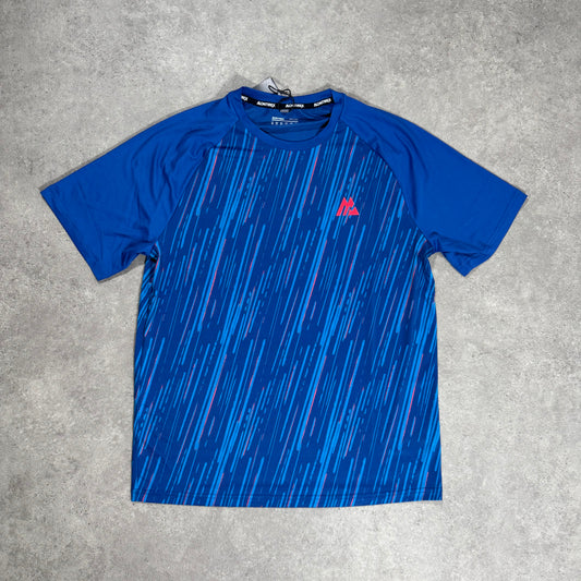 MONTIREX VIGOUR PRINT T-SHIRT (MARINE BLUE/MAYA BLUE)