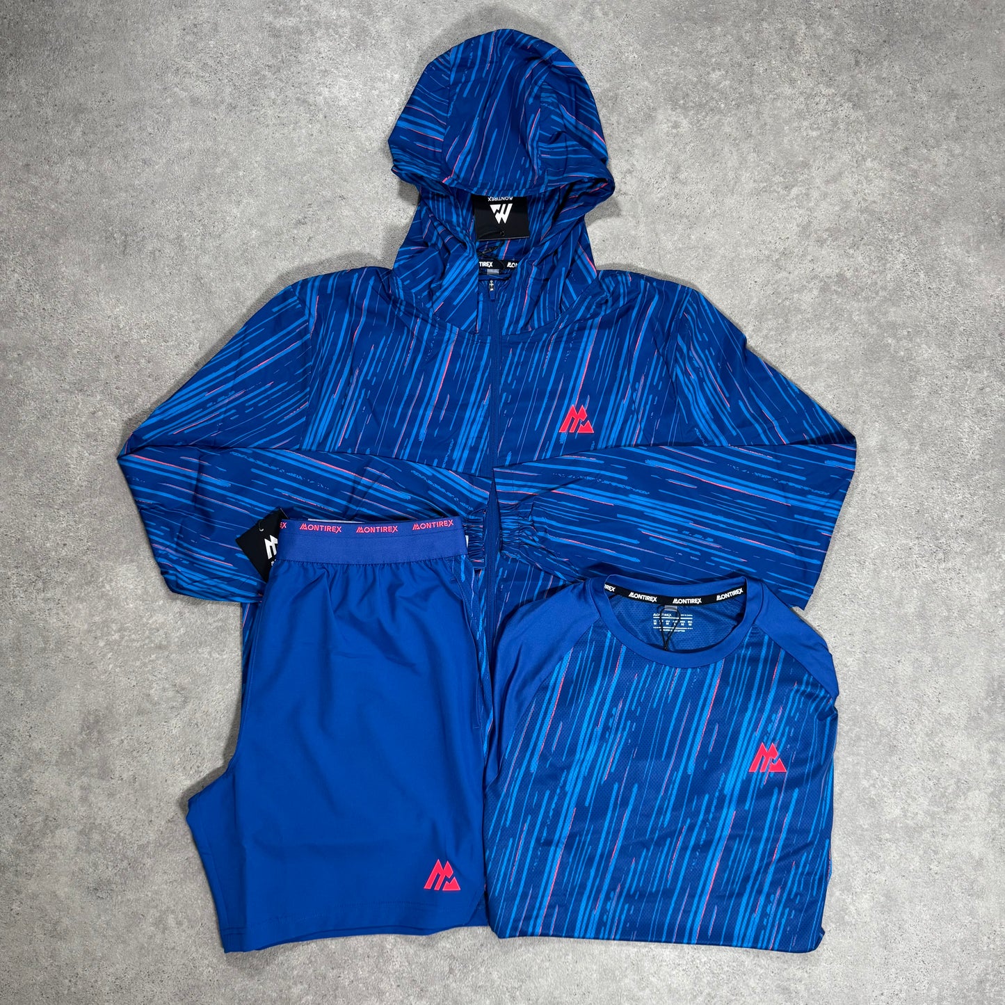 MONTIREX VIGOUR PRINT TRI-SET (MARINE BLUE/MAYA BLUE)