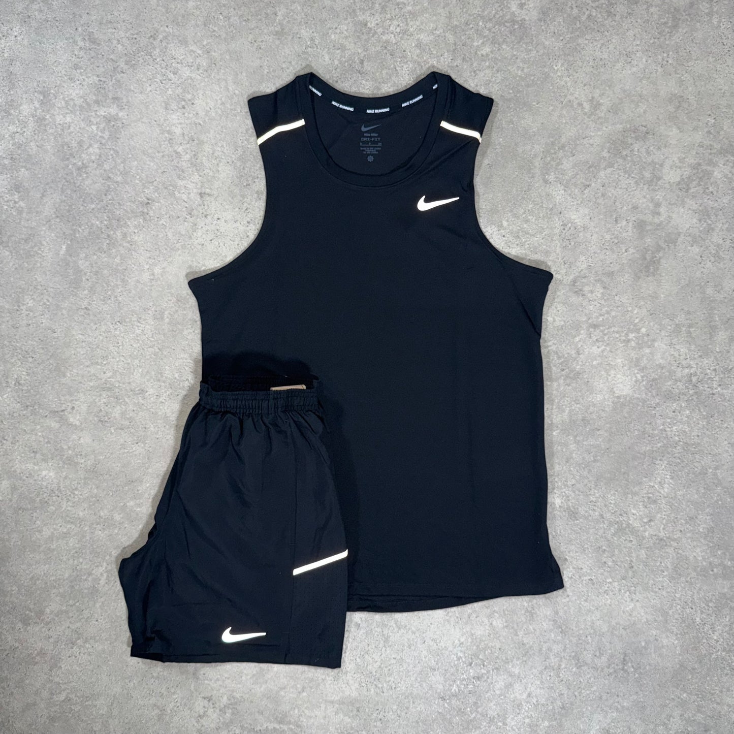 NIKE VEST SET (BLACK)