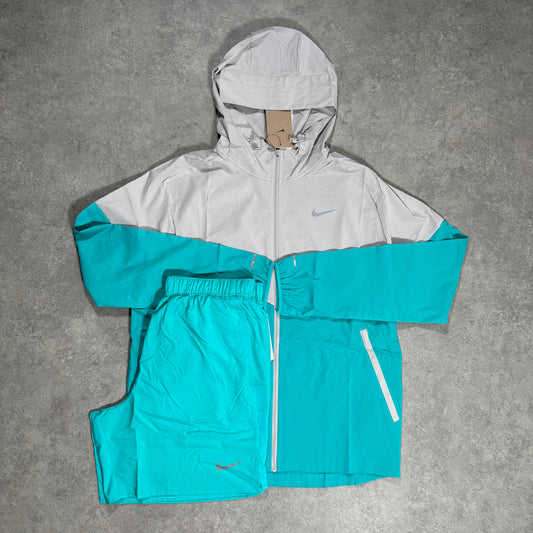 NIKE RUN REPEL UV JACKET SHORT SET (DUSTY CACTUS)