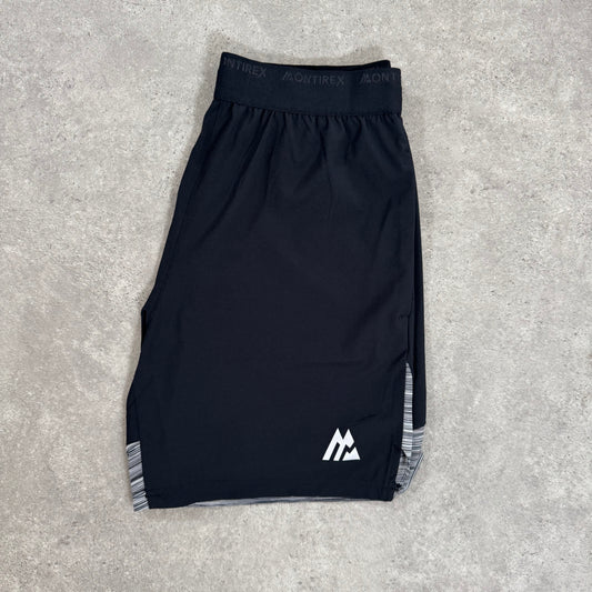 MONTIREX TRAIL PANEL SHORTS (BLACK / GREY)