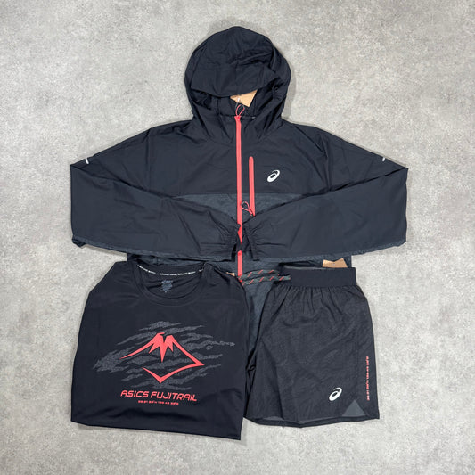 ASICS FUJITRAIL TRI-SET (BLACK)