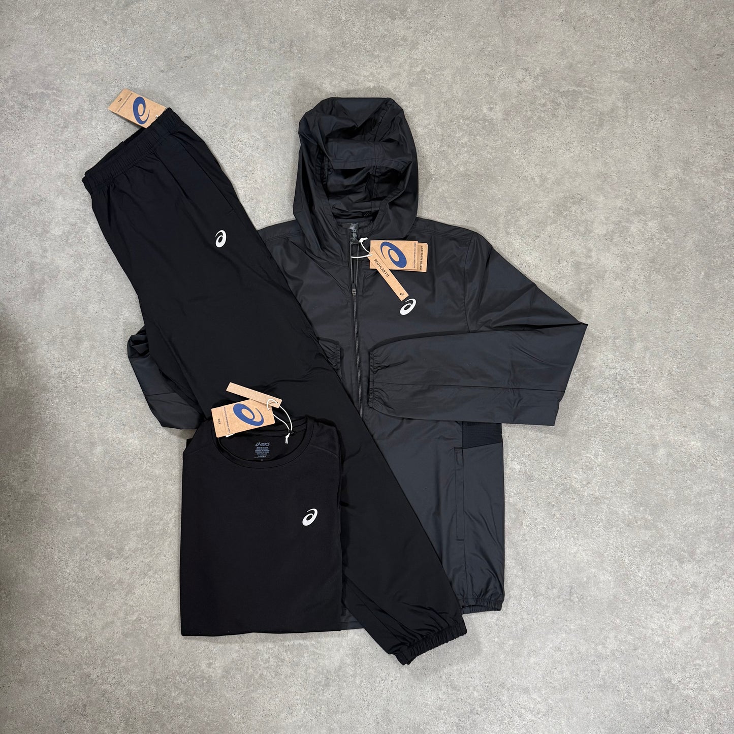 ASICS CORE WOVEN 3 PIECE (BLACK)