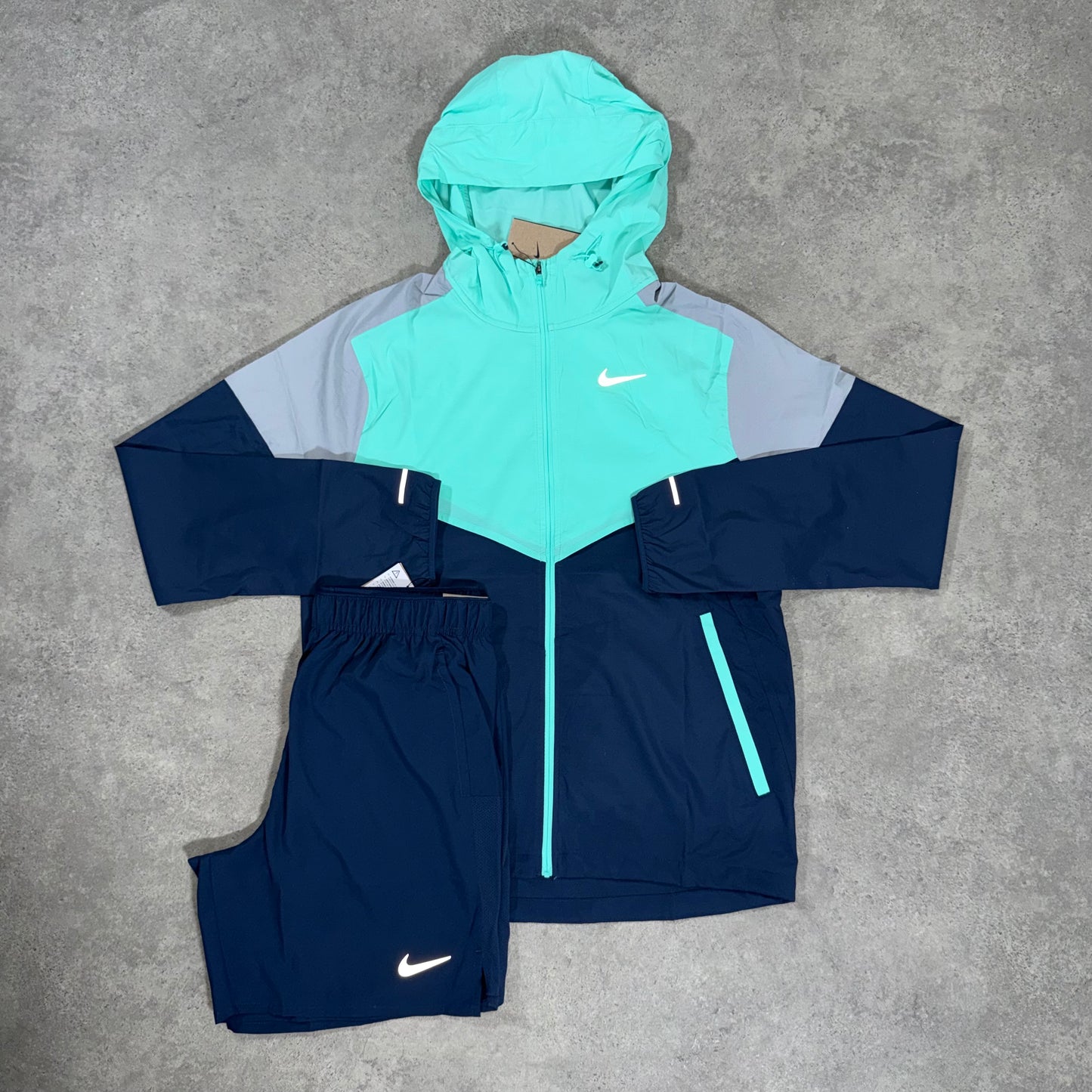 NIKE WINDRUNNER SHORT SET (NAVY/BLUE)
