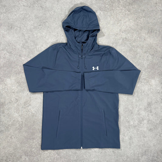 UNDER ARMOUR LOCK-UP WOVEN JACKET (BLUE/GREY)
