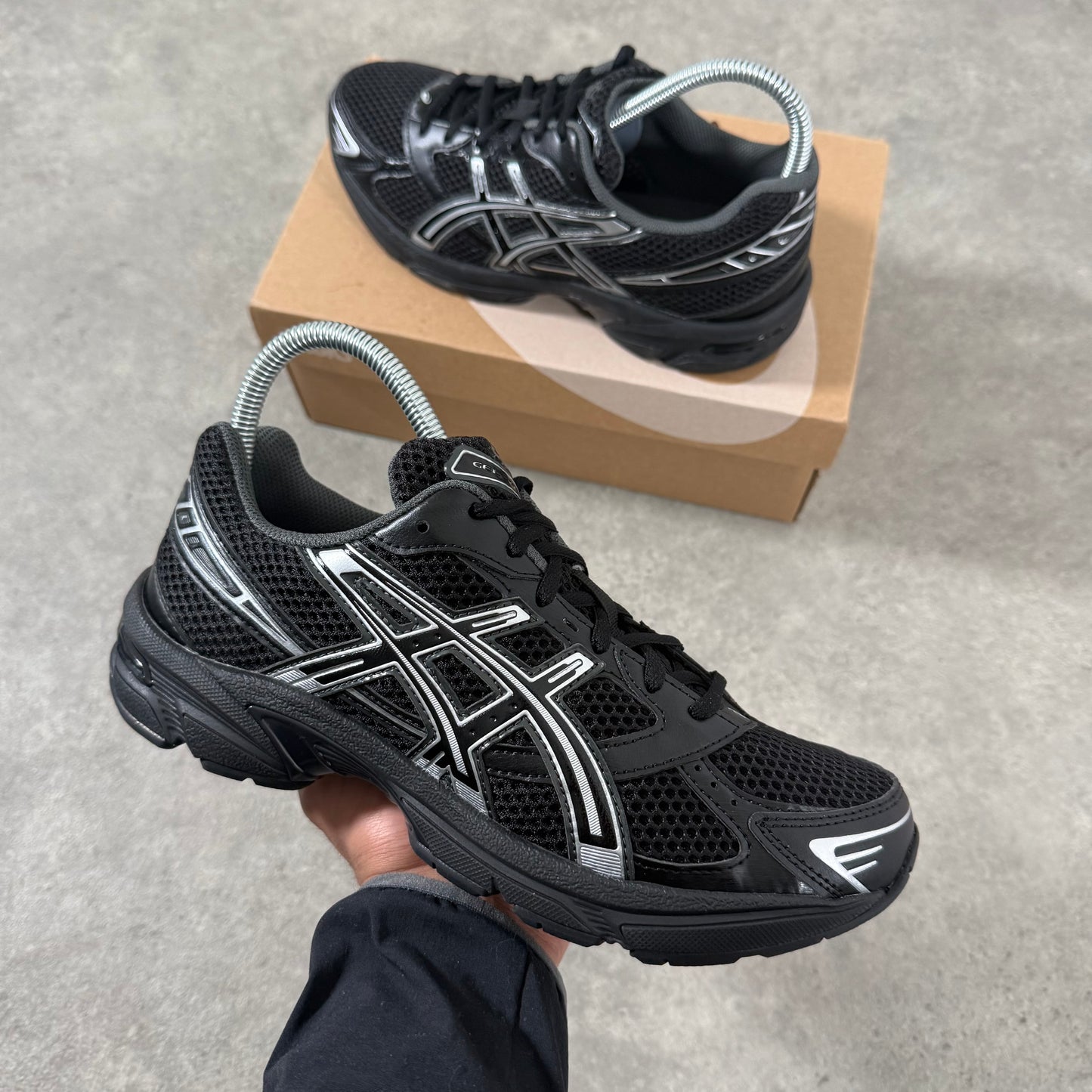 ASICS GEL-1130 (BLACK/PURE SILVER)
