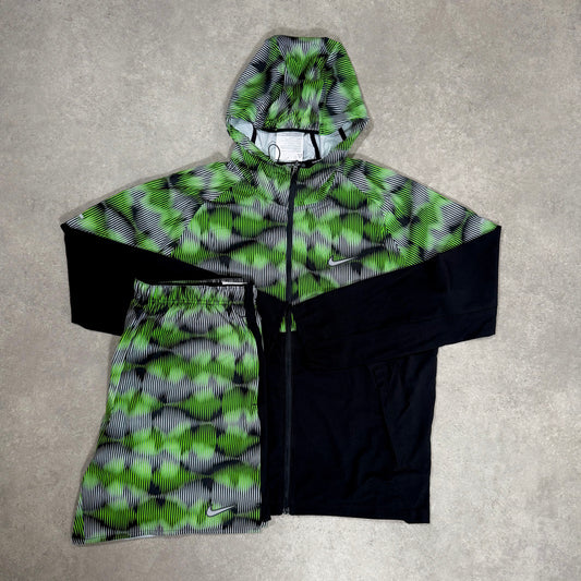 NIKE FESTIVAL JACKET SHORT SET (GREEN)