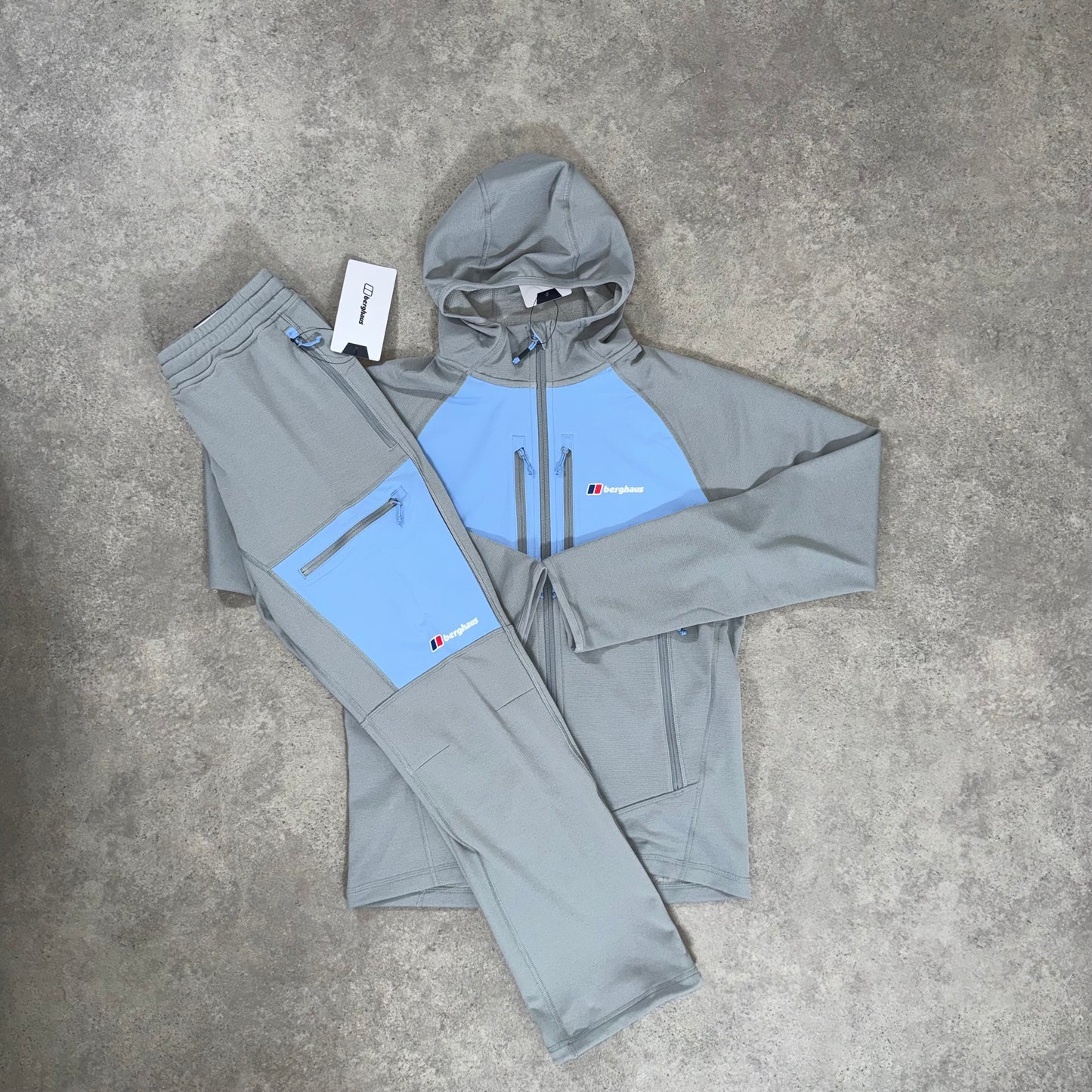BERGHAUS PAVEY PLUS TRACKSUIT (GREY/BLUE)