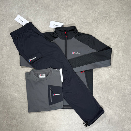 BERGHAUS 1/2 ZIP TRACKSUIT (GREY/BLACK)