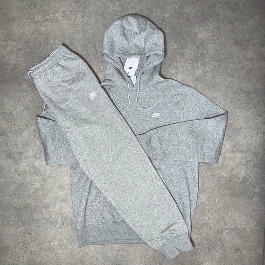 NIKE CLUB FLEECE TRACKSUIT (GREY)