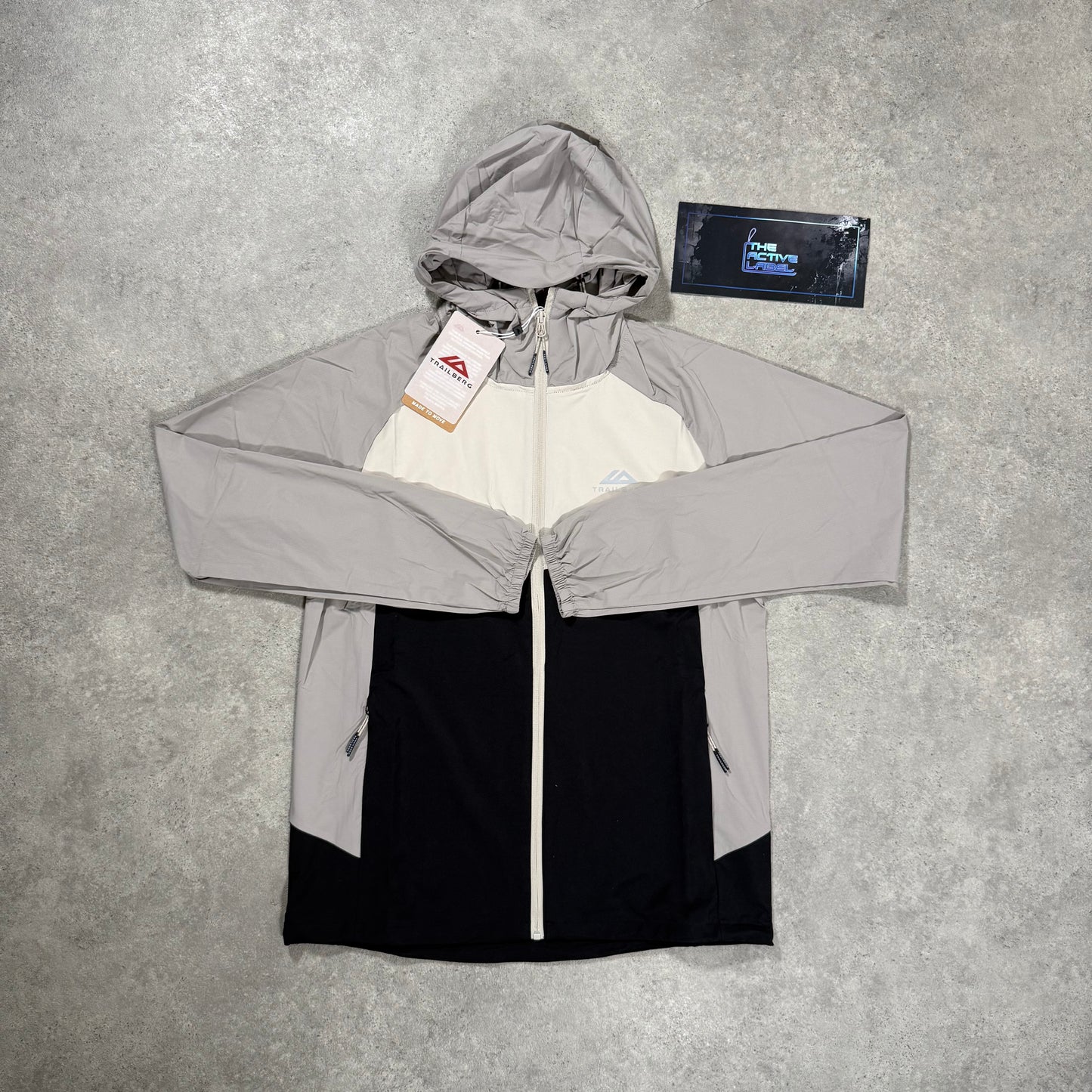 TRAILBERG FOCUS JACKET (BEIGE/BLACK)