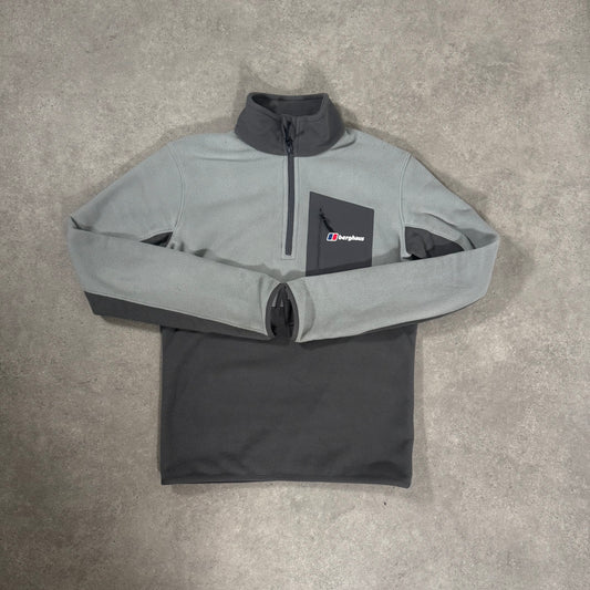 BERGHAUS URBISM POLY FLEECE TOP (GREY/DARK GREY)