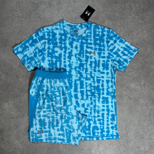 UNDER ARMOUR LAUNCH ALL OVER PRINT (SKY BLUE)