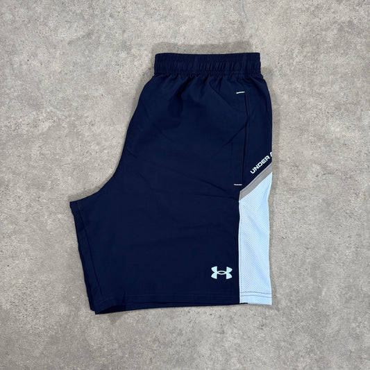 UNDER ARMOUR TECH + WOVEN SHORTS (BLUE)