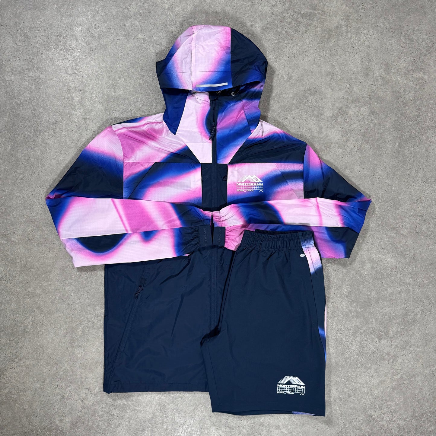 MONTERRAIN ECLIPSE SHORT SET (PURPLE/PINK)