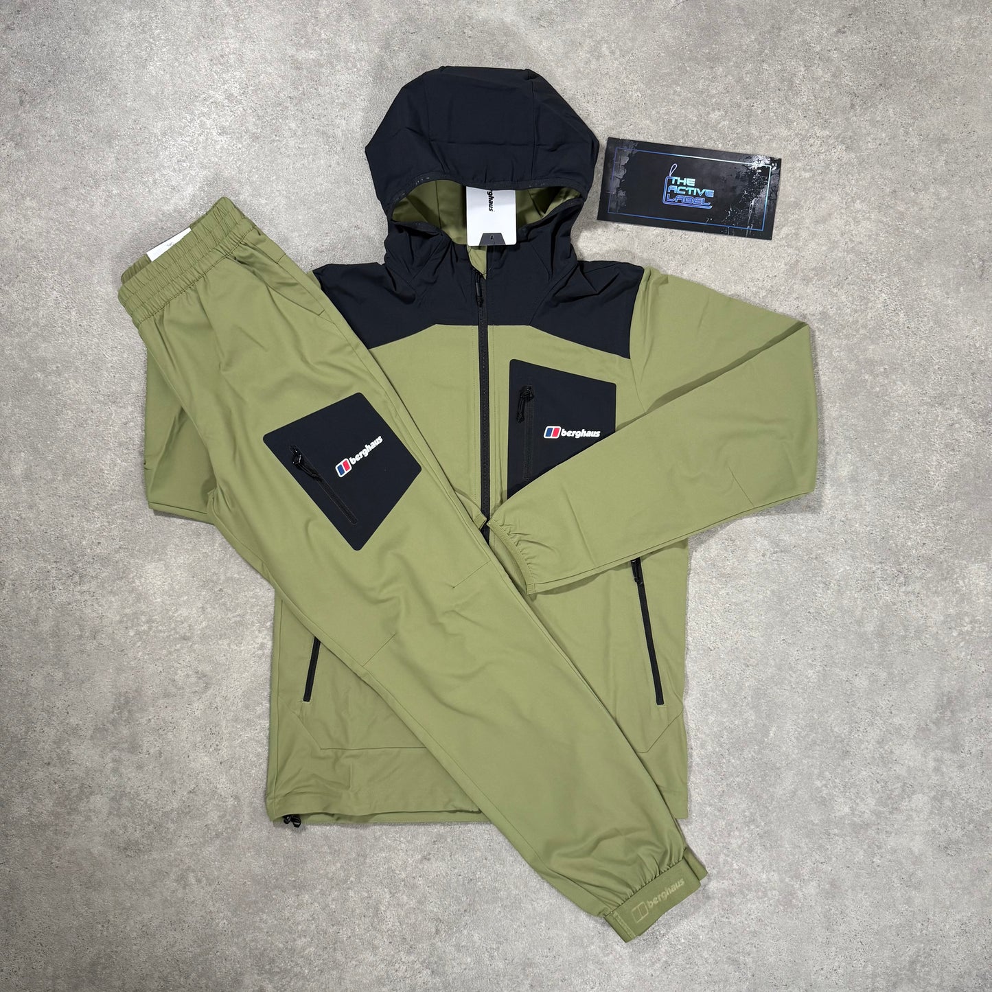 BERGHAUS INTERVALE TRACKSUIT (GREEN/BLACK)