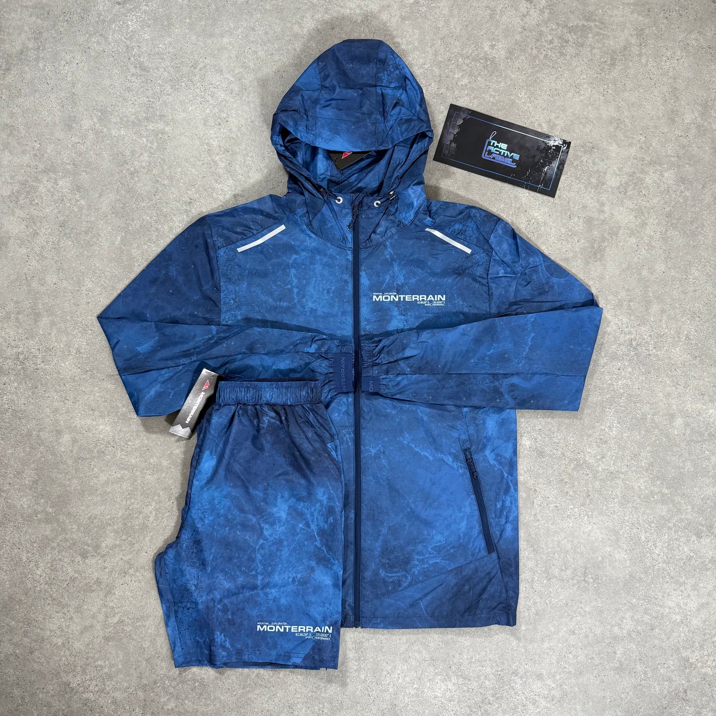 MONTERRAIN GLACIAL 2.0 REFLECTIVE SHORT SET (BLUE)