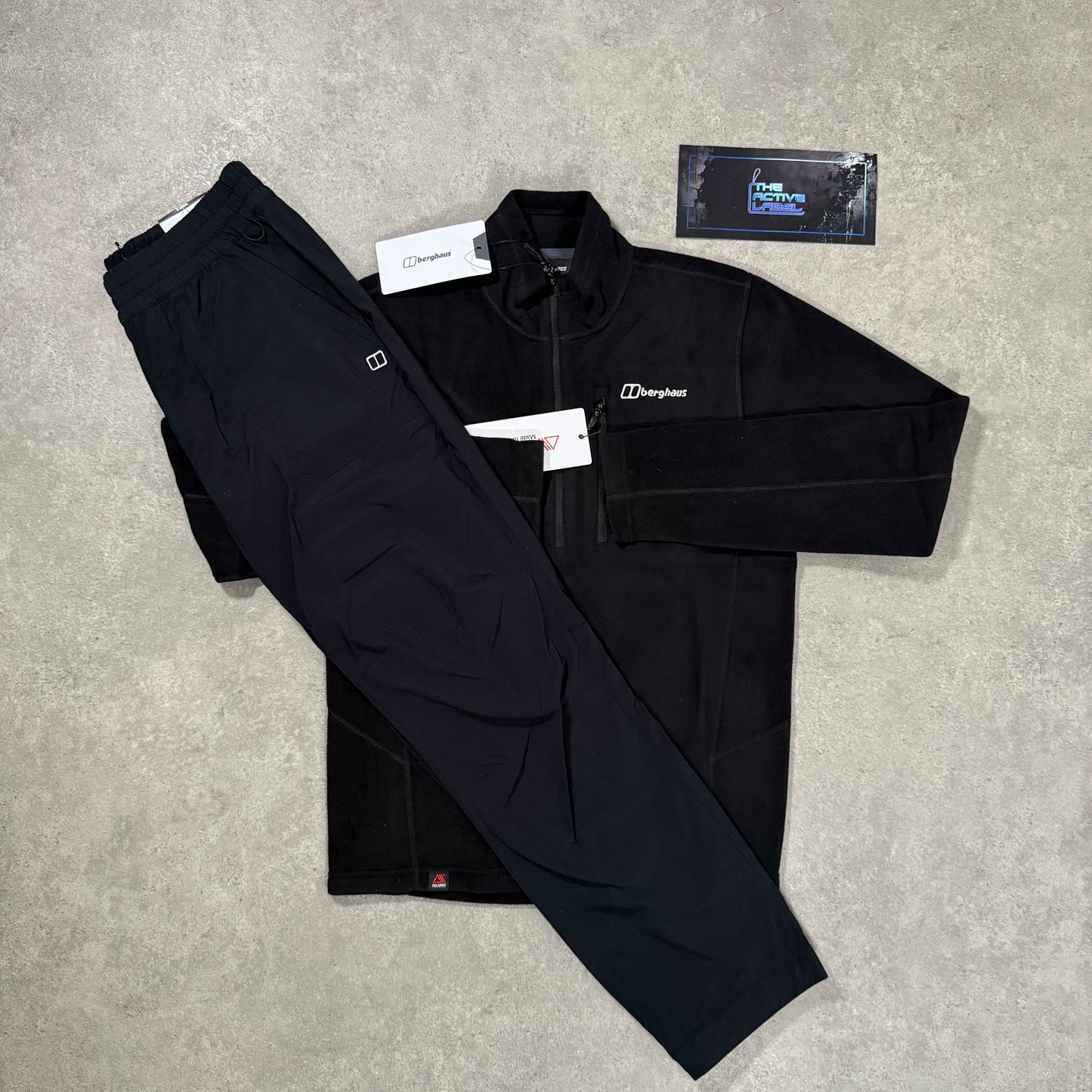BERGHAUS PRISM EXPLORER FLEECE SET (BLACK)
