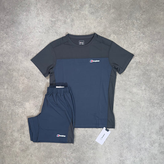BERGHAUS EXPLORER TECH SHORT SET (NAVY/GREY)