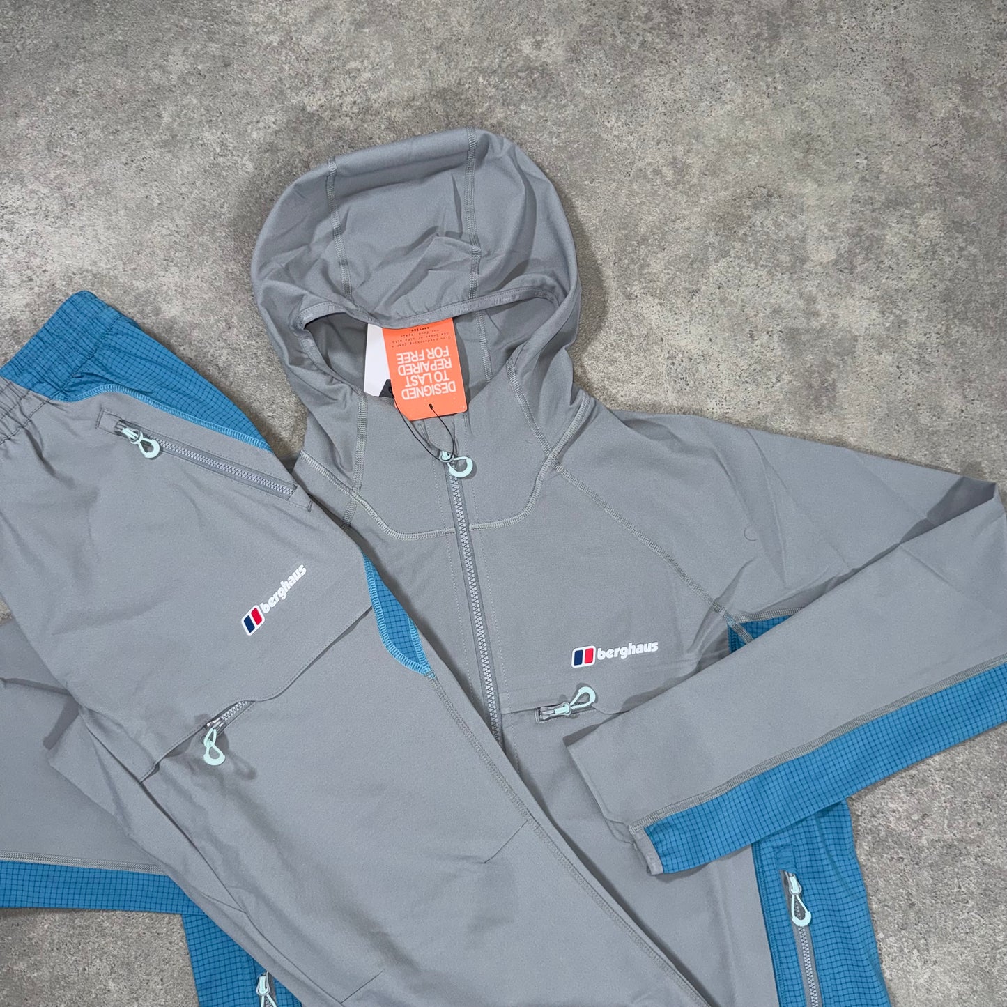 BERGHAUS WAVERTREE TRACKSUIT (GREY/BLUE)