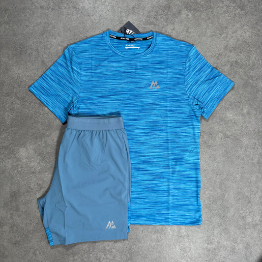 MONTIREX TRAIL SHORT SET (NEON BLUE)