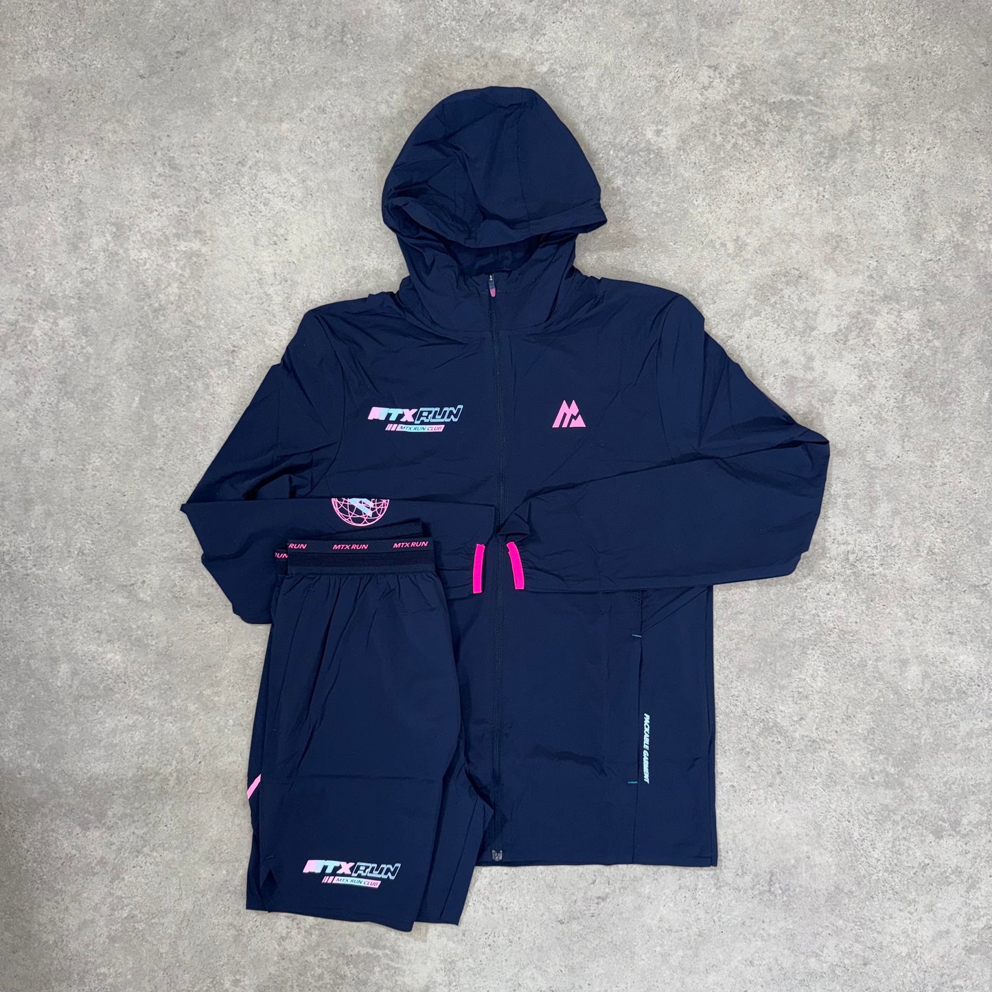 MONTIREX RUN VERTEX JACKET SET (BLUE/CANDY)