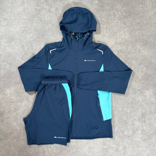 MONTERRAIN LYDER 3.0 JACKET SHORT SET (BLUE/NAVY)