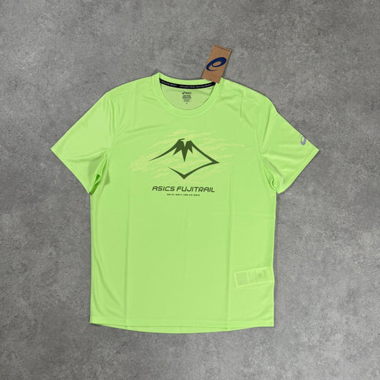 ASICS FUJITRAIL T SHIRT (HUDDLE YELLOW)