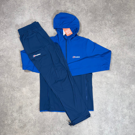 BERGHAUS THERAN WOVEN COLOUR BLOCK TRACKSUIT (BLUE/NAVY)