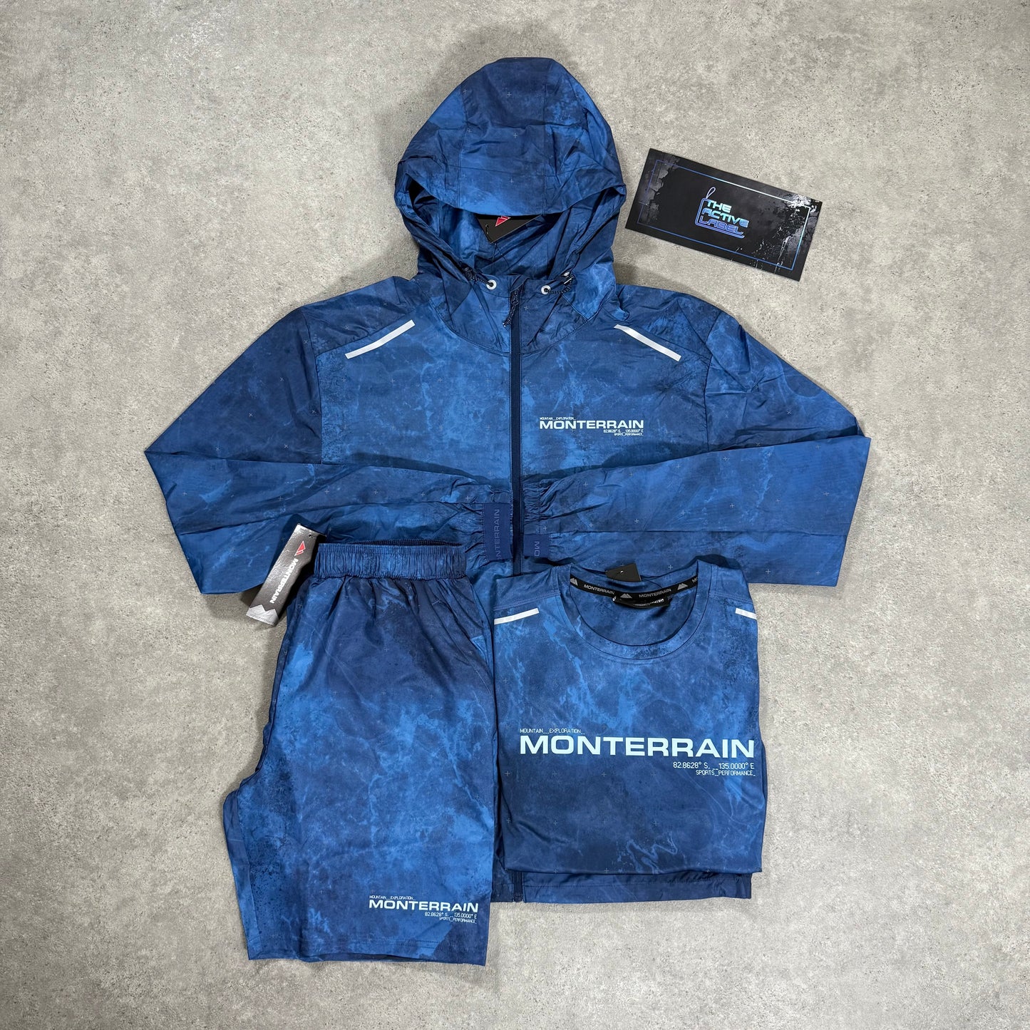 MONTERRAIN GLACIAL 2.0 REFLECTIVE TRI-SET (BLUE)